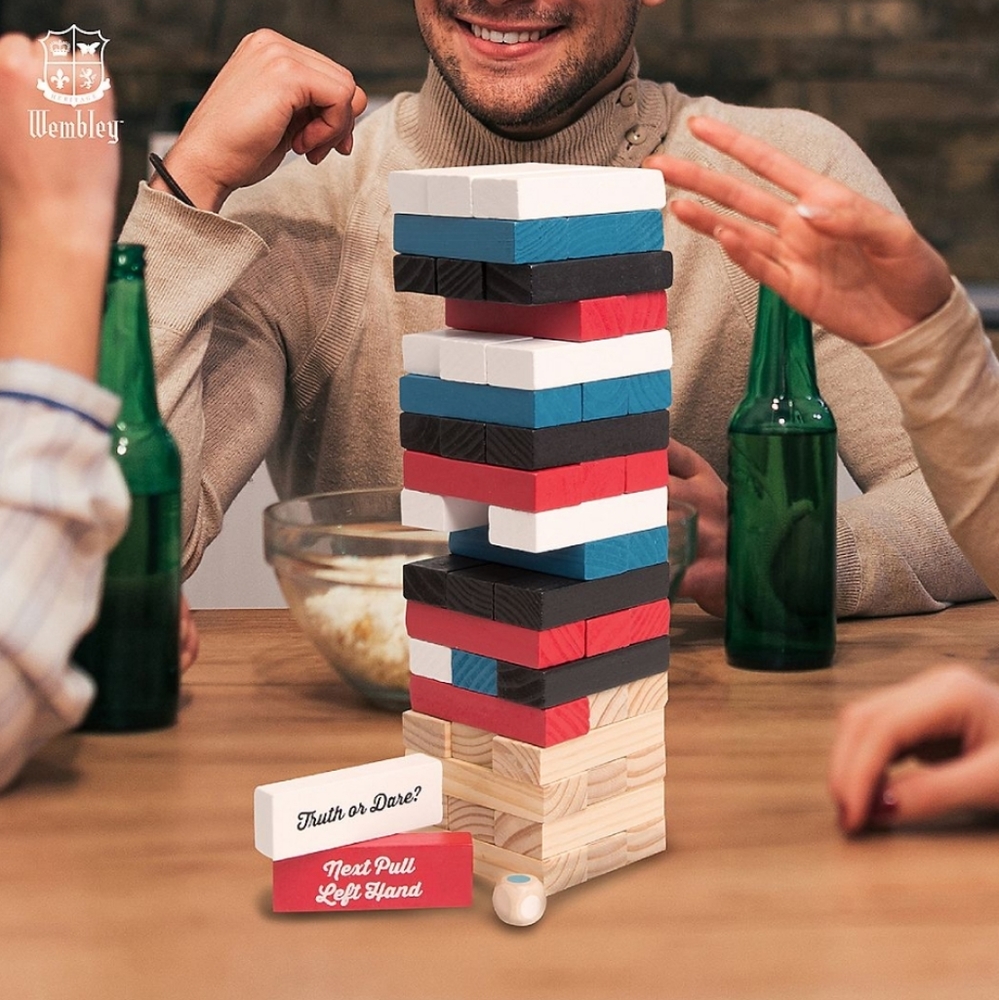 👀50% OFF🎲🧩♟️ NWT‼️ Wembley brand Wood Block Stacking Game